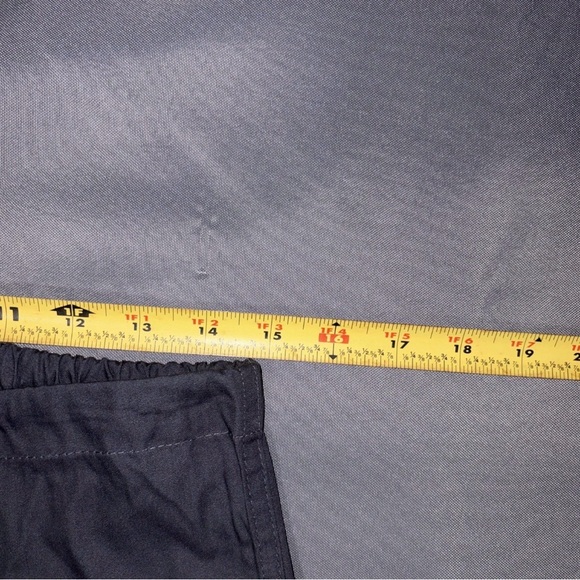 AllHeart Size Small-P Unisex Drawstring Scrub Pants Straight Leg Gray - Picture 4 of 8